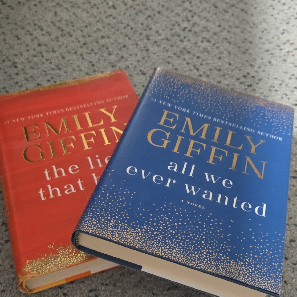 Red and Blue Hardcover Book Set